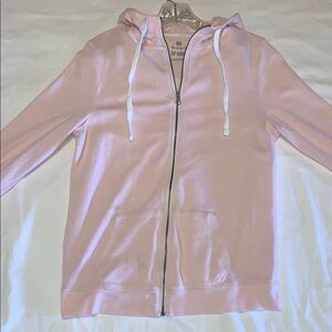 Women's Pink Zip-Up Hoodie